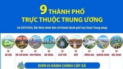 Từ hôm nay (20/9), Việt Nam có 9 thành phố trực thuộc Trung ương