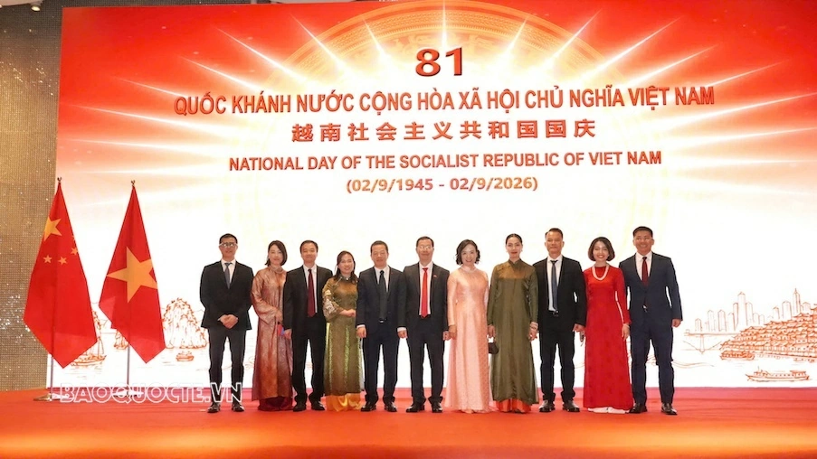 Long trọng tổ chức Lễ kỷ niệm 81 năm Quốc khánh Việt Nam tại Trùng Khánh (Trung Quốc)