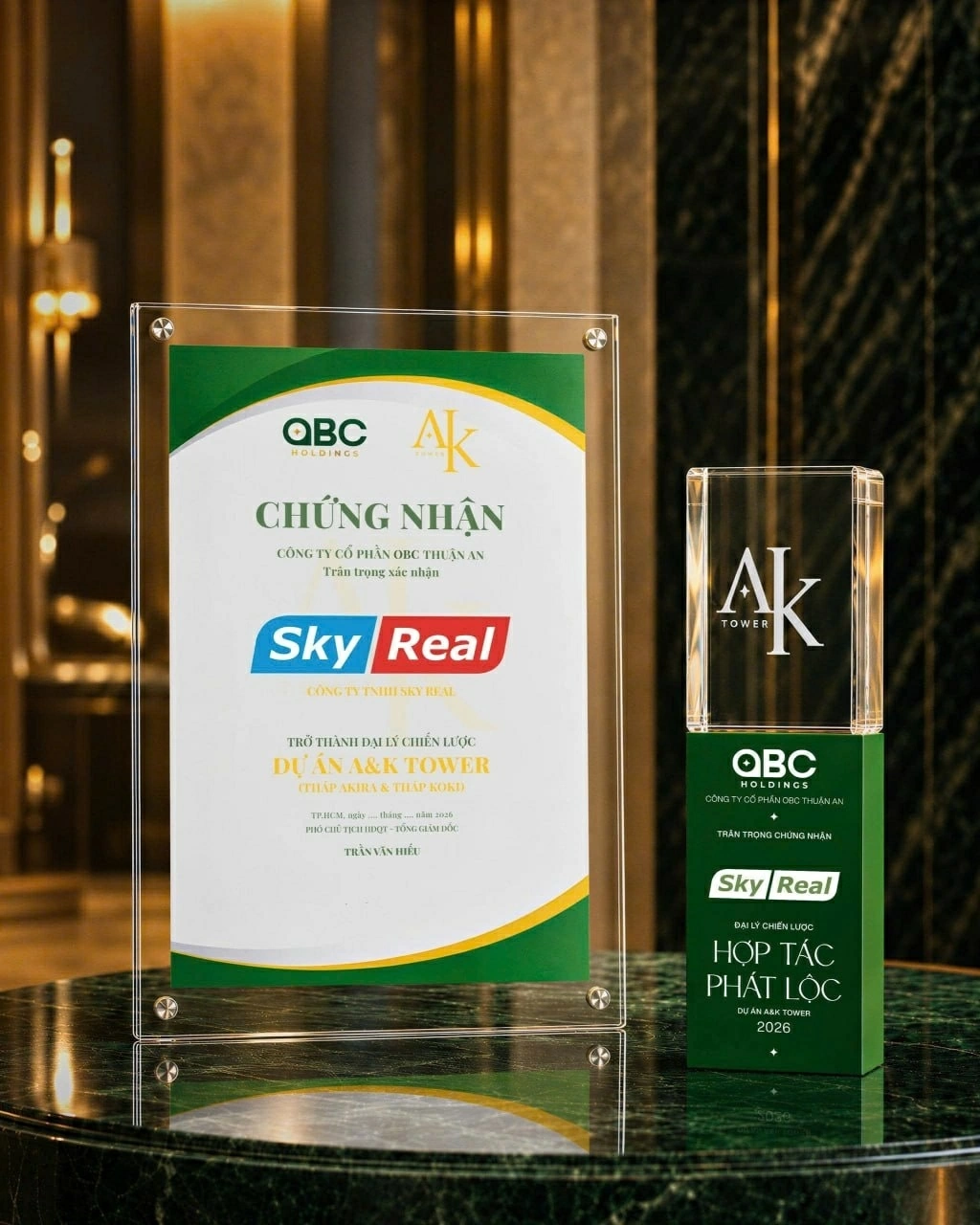 Sky Real từng bước tạo dấu ấn là một trong những đơn vị phân phối bất động sản vững chắc trên thị trường. Sky Real trở thành đại lý phân phối chính thức của dự án A&K Tower