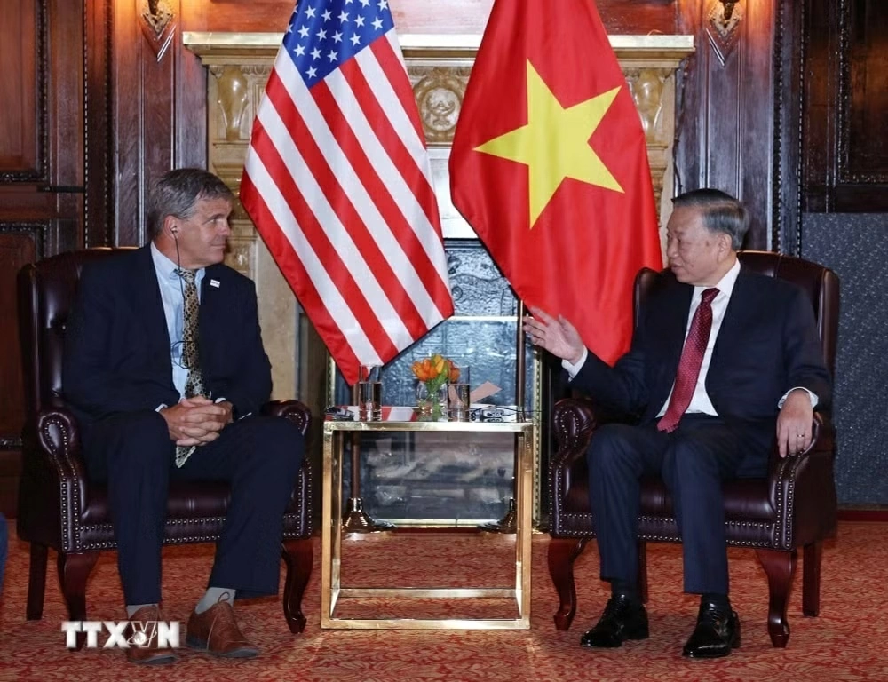 Tổng Bí thư, Chủ tịch nước Tô Lâm tiếp Quyền Giám đốc Cơ quan Thương mại và Phát triển Hoa Kỳ