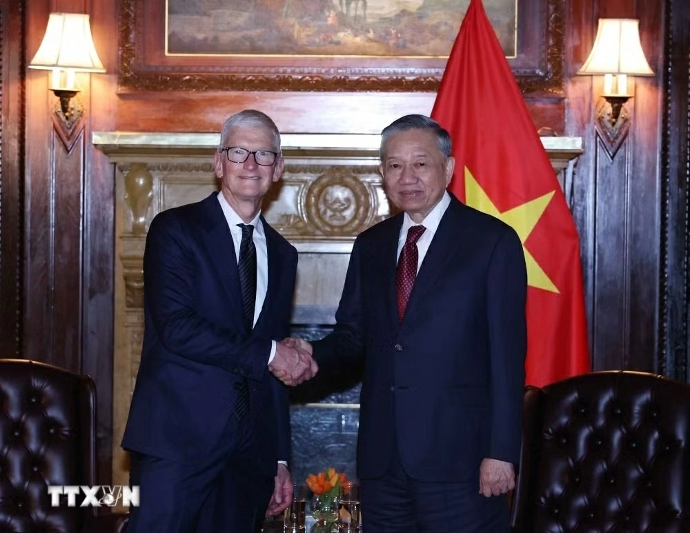 Tổng Bí thư, Chủ tịch nước Tô Lâm tiếp lãnh đạo một số tập đoàn Hoa Kỳ
