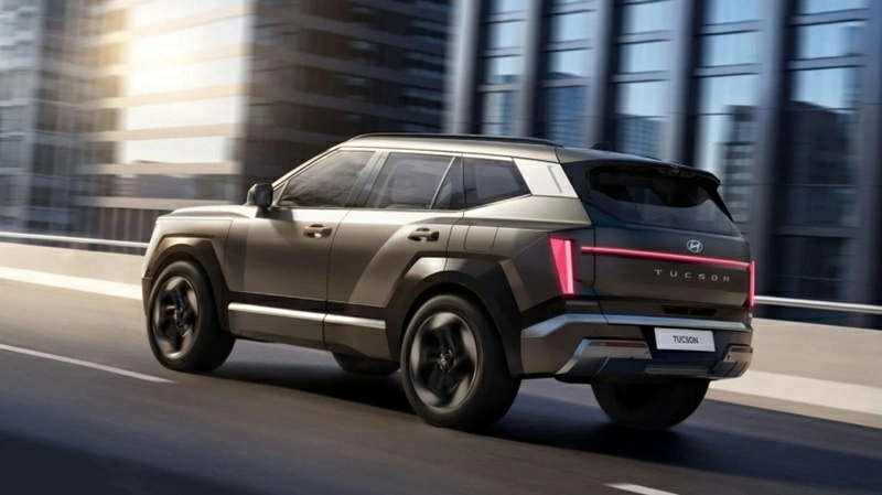 Hệ truyền động của Hyundai Tucson 2027 cũng được hãng điều chỉnh.