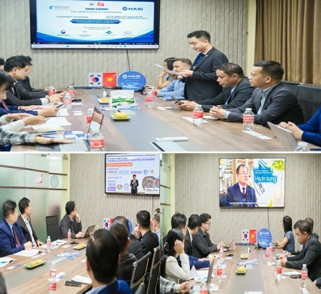 Hiệp hội CNHT TP. HCM bắt tay với Gyeongbuk Technopark (Hàn Quốc)