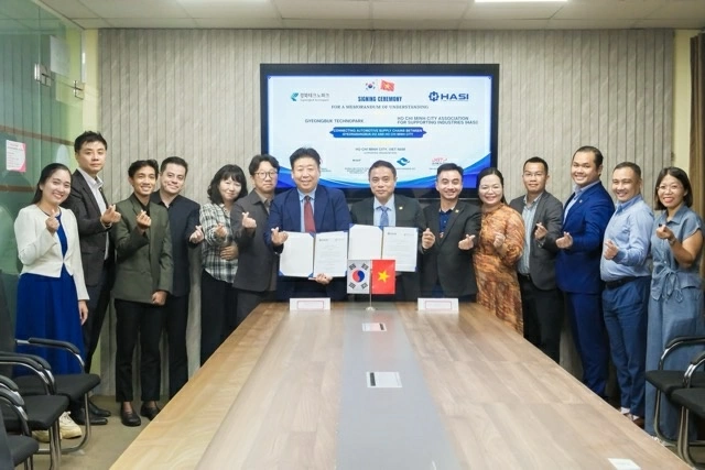 Hiệp hội CNHT TP. HCM bắt tay với Gyeongbuk Technopark (Hàn Quốc)