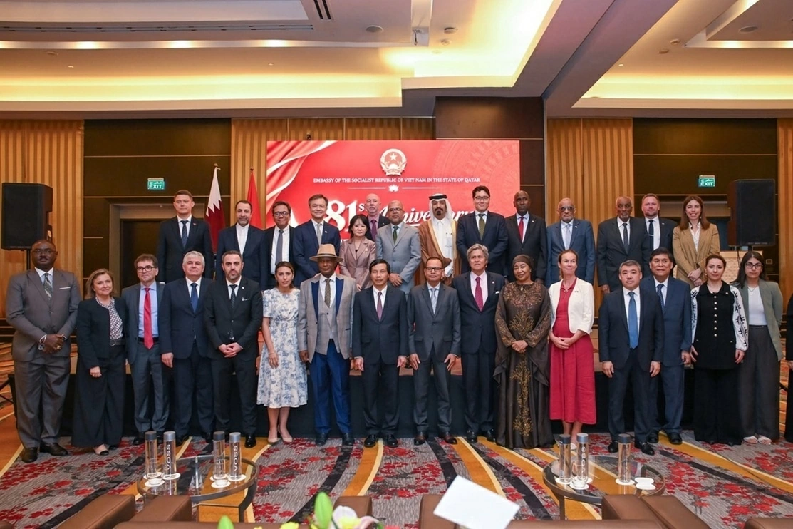 Đại sứ quán Việt Nam tại Qatar long trọng tổ chức Lễ kỷ niệm 81 năm Quốc khánh Việt Nam