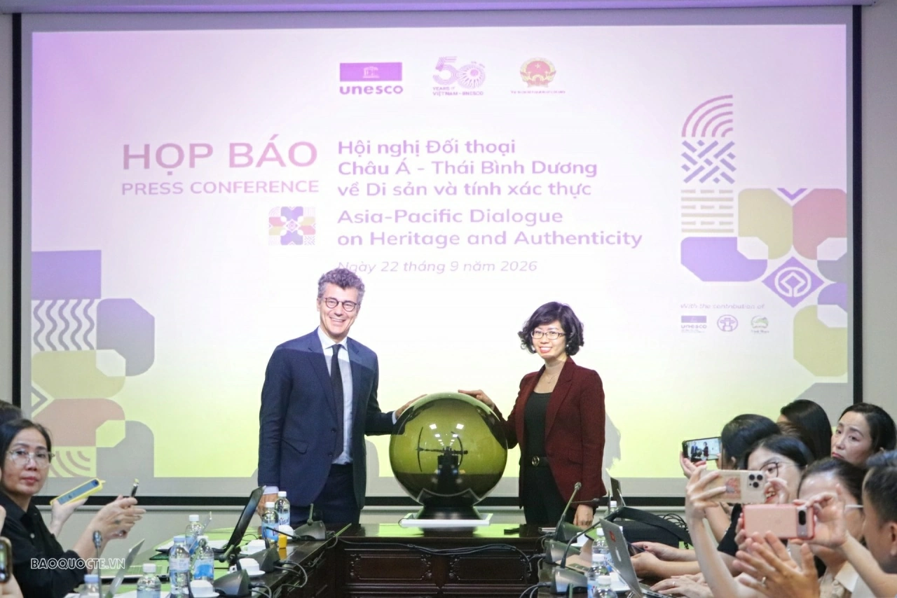 Việt Nam sắp đăng cai Đối thoại châu Á - Thái Bình Dương về Di sản và tính xác thực