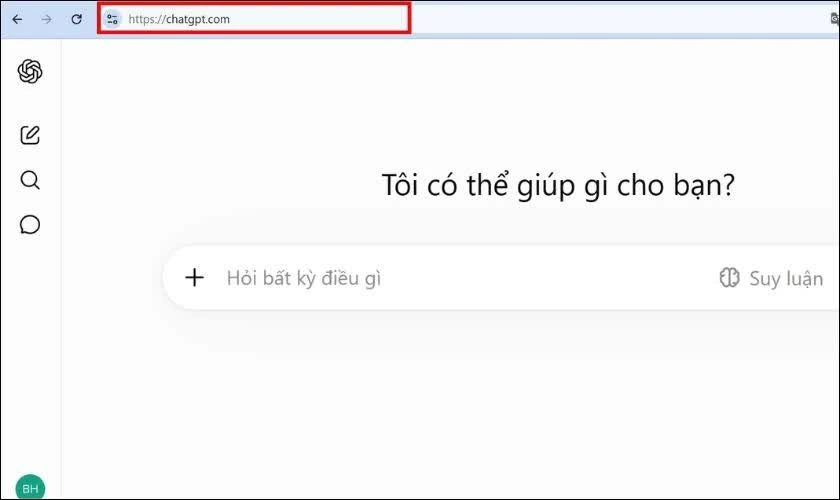 Dùng ChatGPT trên máy tính mà không cần cài ứng dụng.