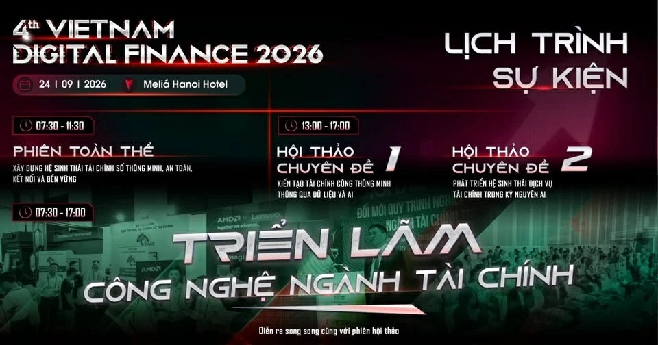 Hội thảo và Triển lãm Tài chính số Việt Nam 2026