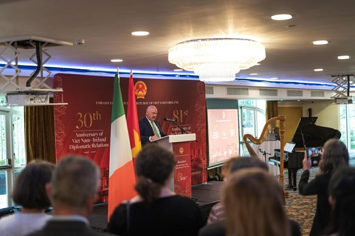 Lễ kỷ niệm 81 năm Quốc khánh Việt Nam và 30 năm thiết lập quan hệ ngoại giao  Việt Nam - Ireland