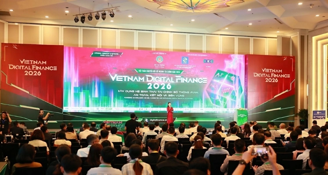 Sáng nay (24/9), khai mạc Hội thảo và Triển lãm Tài chính số Việt Nam 2026, thúc đẩy chuyển đổi số trong lĩnh vực tài chính và ngân hàng Sáng nay (24/9), khai mạc Hội thảo và Triển lãm Tài chính số Việt Nam 2026, thúc đẩy chuyển đổi số trong lĩnh vực tài chính và ngân hàng