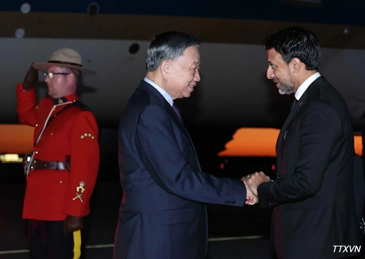 Tổng Bí thư, Chủ tịch nước Tô Lâm bắt đầu thăm cấp Nhà nước tới Canada Tổng Bí thư, Chủ tịch nước Tô Lâm bắt đầu thăm cấp Nhà nước tới Canada
