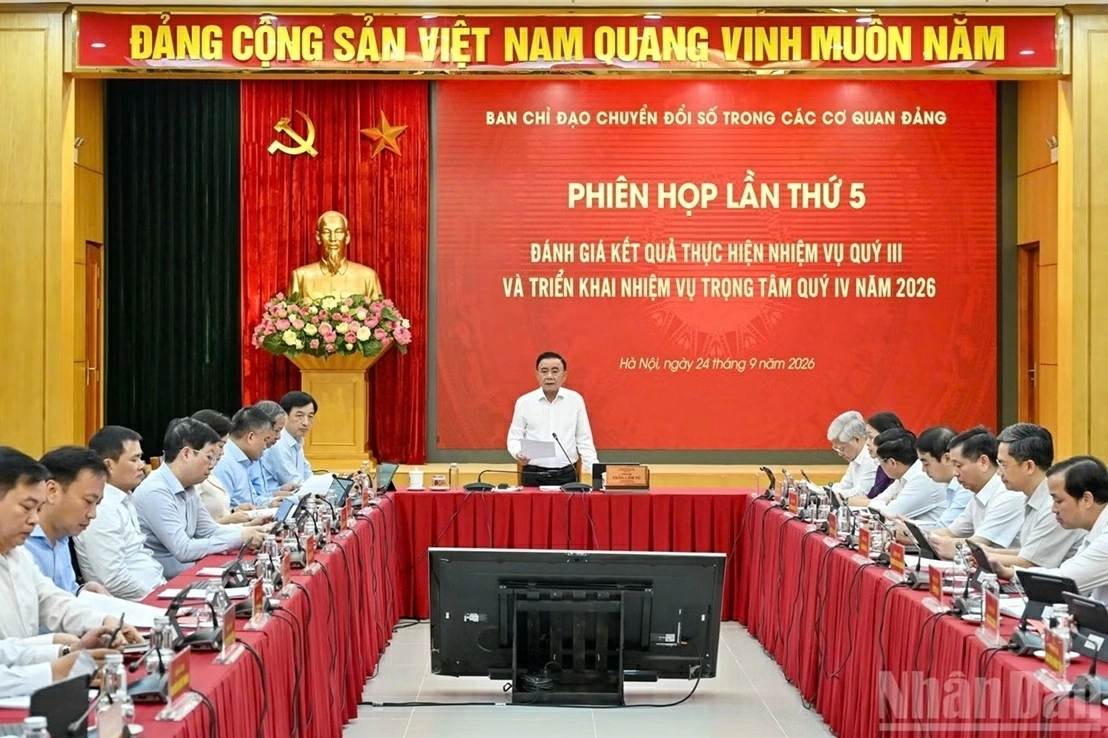 Thường trực Ban Bí thư Trần Cẩm Tú chủ trì Phiên họp Ban chỉ đạo chuyển đổi số trong các cơ quan Đảng