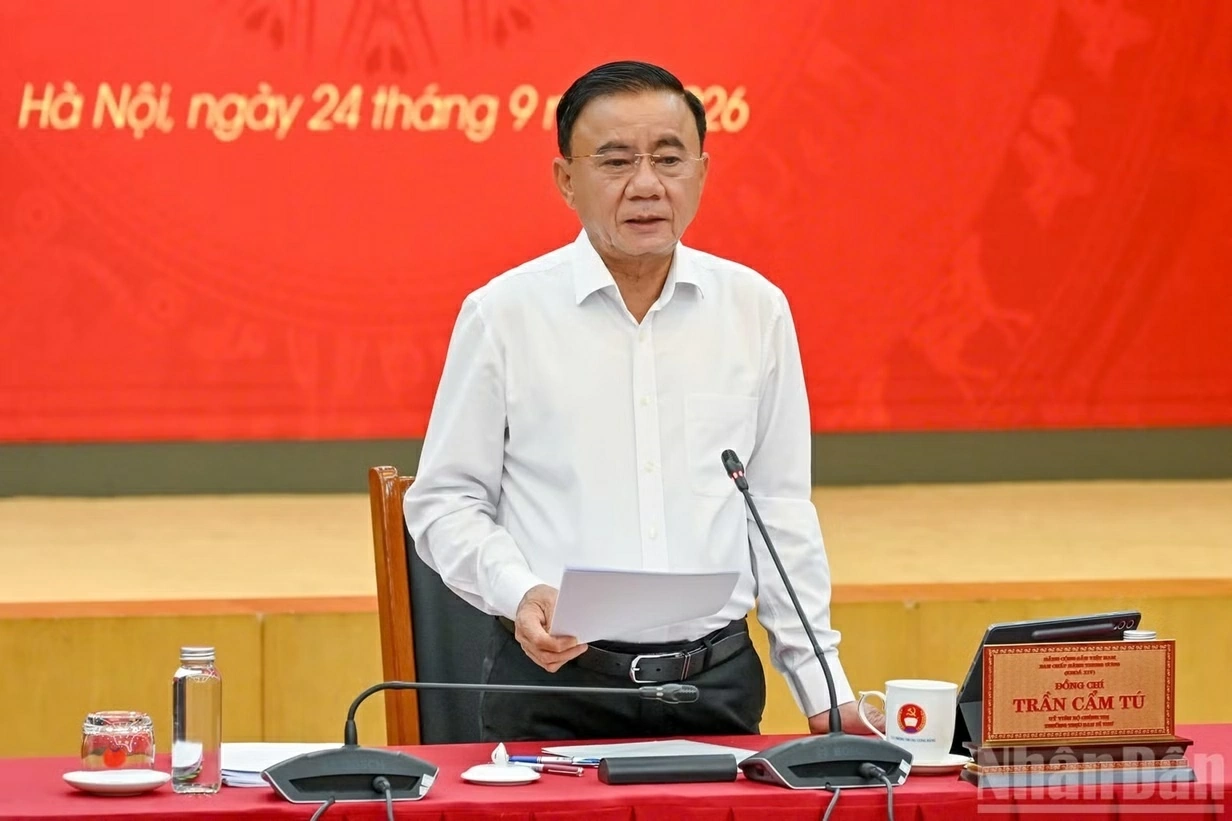 Thường trực Ban Bí thư Trần Cẩm Tú chủ trì Phiên họp Ban chỉ đạo chuyển đổi số trong các cơ quan Đảng