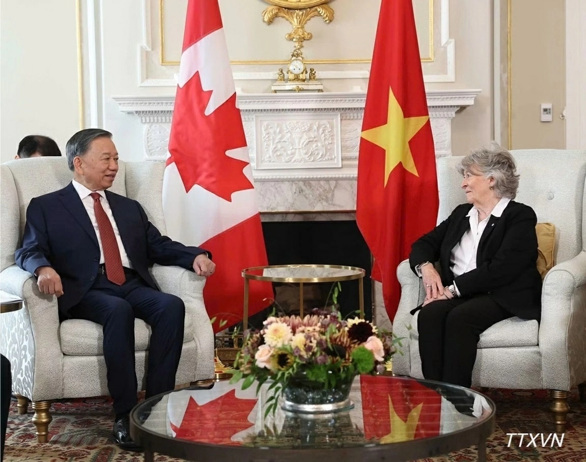 Tổng Bí thư, Chủ tịch nước Tô Lâm hội kiến với Toàn quyền Canada Louise Arbour