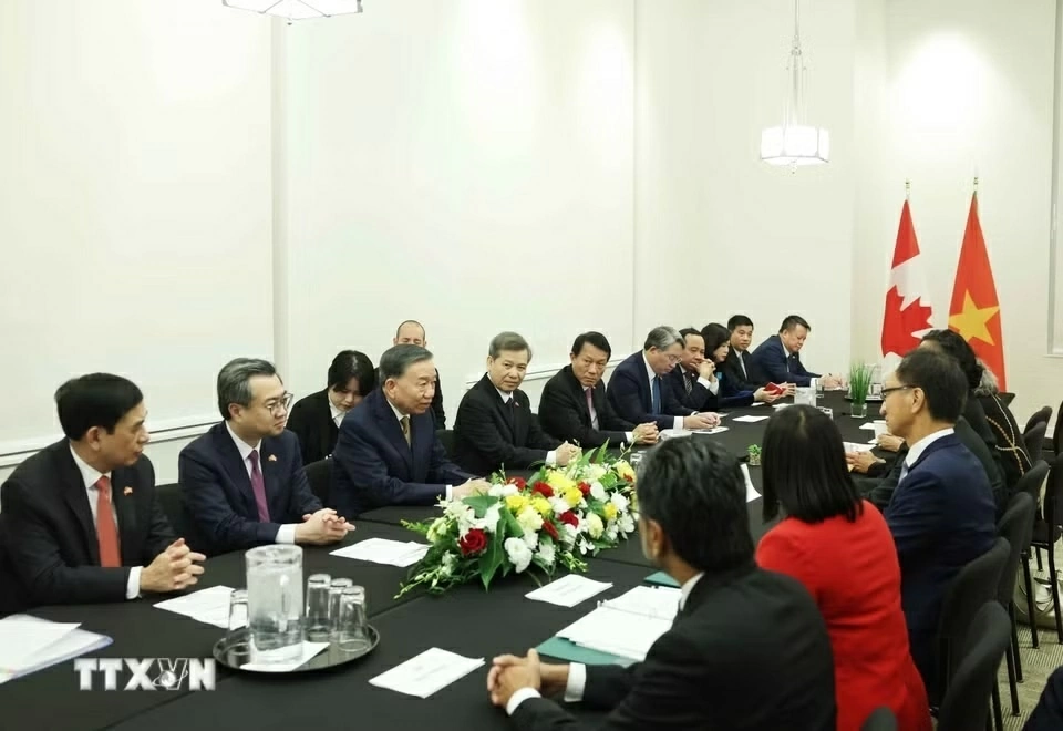 Tổng Bí thư, Chủ tịch nước Tô Lâm tiếp Nhóm Nghị sĩ hữu nghị Canada - Việt Nam