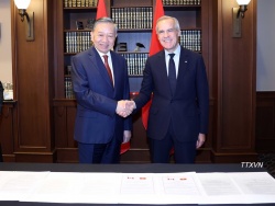 Tổng Bí thư, Chủ tịch nước Tô Lâm hội đàm với Thủ tướng Canada Mark Carney