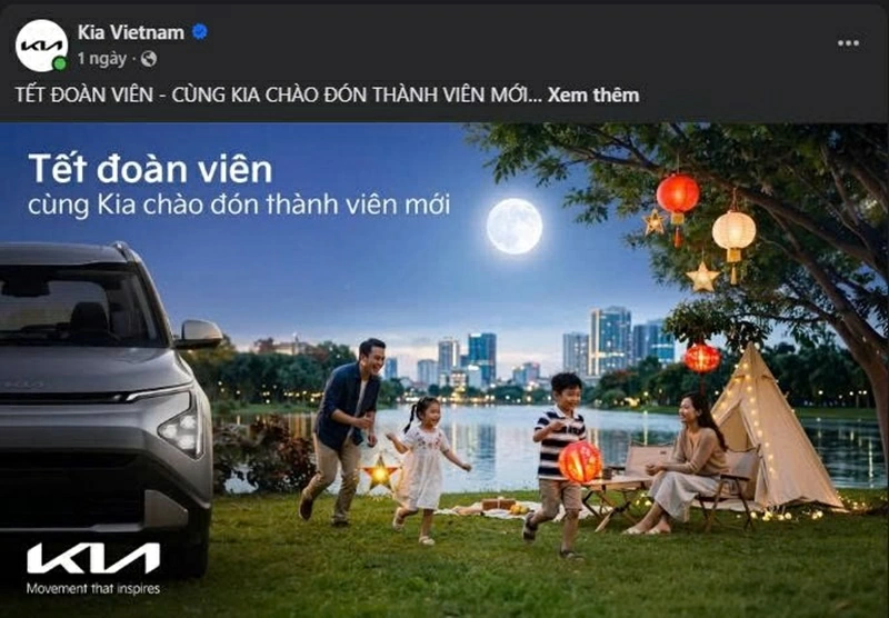 THACO Auto đã hé lộ hình ảnh đầu xe Kia Carens 2026 trên fanpage chính thức của mình.