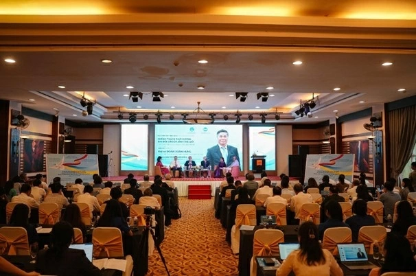 Toàn cảnh Tọa đàm quốc tế “Từ ký ức đến tương lai: Giá trị của hòa bình” tại Quảng Trị ngày 25/9. (Nguồn: BTC)