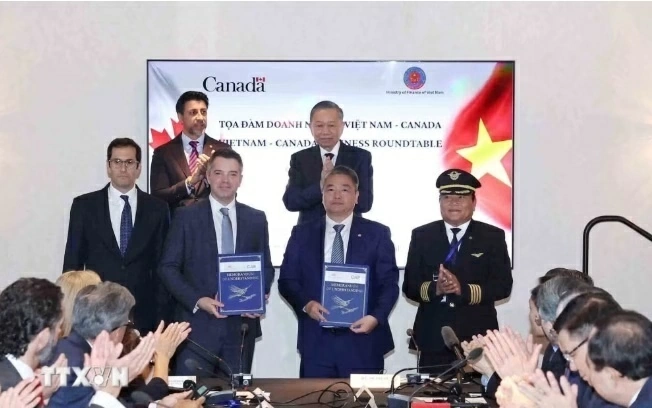 Tổng Bí thư, Chủ tịch nước Tô Lâm dự Tọa đàm cấp cao doanh nghiệp Việt Nam-Canada