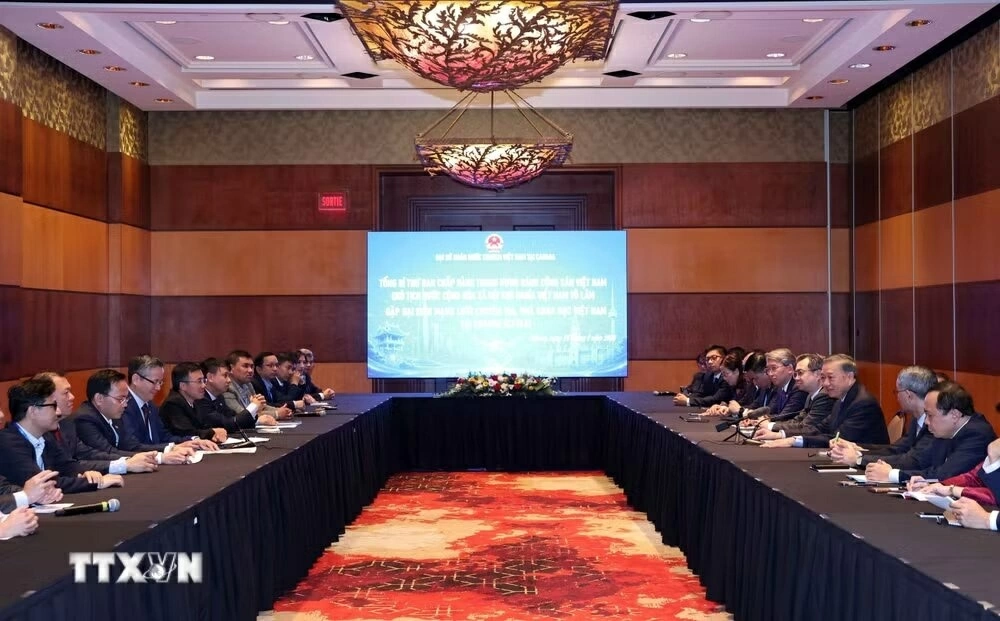 Tổng Bí thư, Chủ tịch nước Tô Lâm gặp Mạng lưới Chuyên gia và Nhà khoa học Việt Nam tại Canada