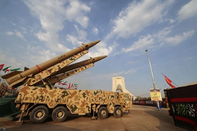 Một tổ hợp tên lửa của Iran (Ảnh: AFP). Một tổ hợp tên lửa của Iran (Ảnh: AFP).