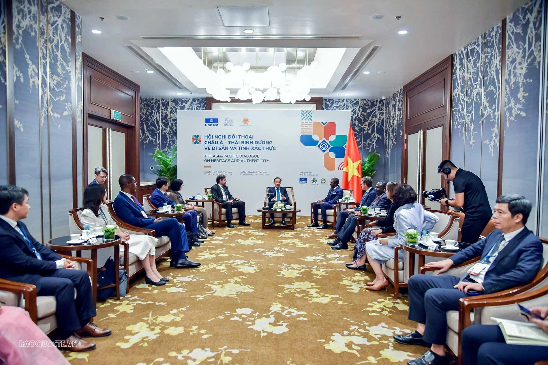Bộ trưởng Ngoại giao Lê Hoài Trung phát biểu khai mạc Hội nghị Đối thoại châu Á - Thái Bình Dương về Di sản và Tính xác thực tại Hà Nội