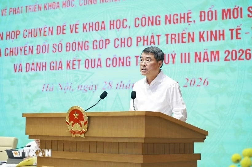 Thủ tướng chủ trì phiên họp chuyên đề về khoa học, công nghệ, đổi mới sáng tạo và chuyển đổi số đóng góp cho phát triển kinh tế-xã hội