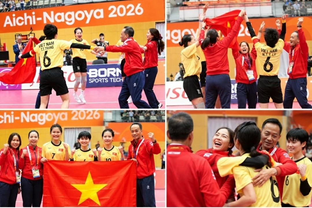 Đội tuyển cầu mây Việt Nam xuất sắc giành huy chương Vàng ASIAD 2026