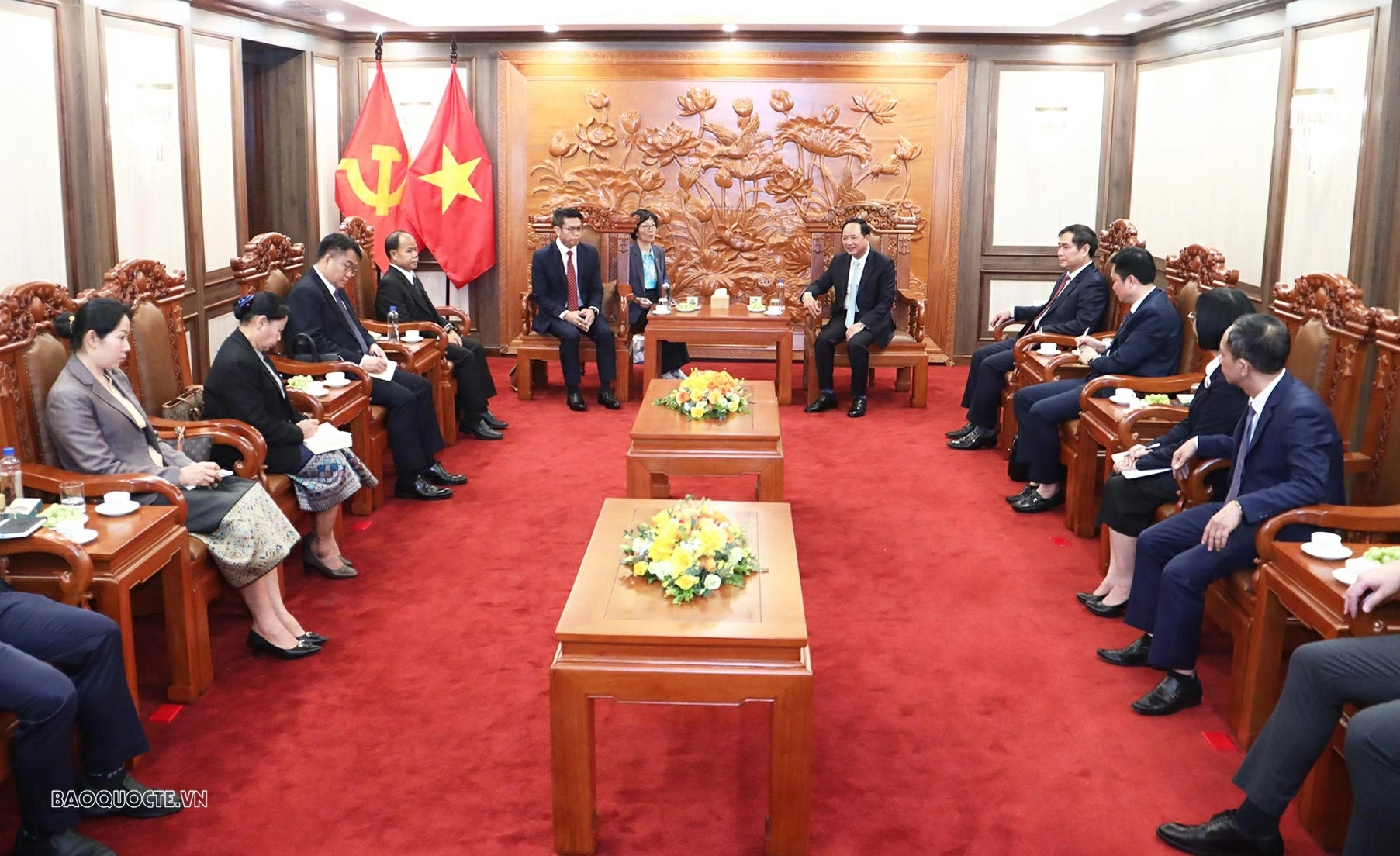 Toàn cảnh buổi gặp mặt. (Ảnh: Thành Long)