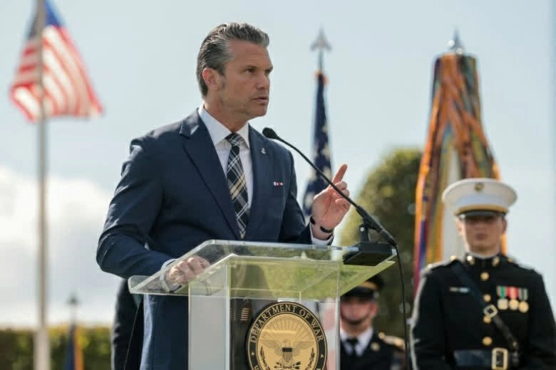 Bộ trưởng Chiến tranh Mỹ Pete Hegseth nhấn mạnh mục tiêu tinh gọn bộ máy chỉ huy, giảm các tầng nấc hành chính trong quân đội. (Nguồn: Al Jazeera)