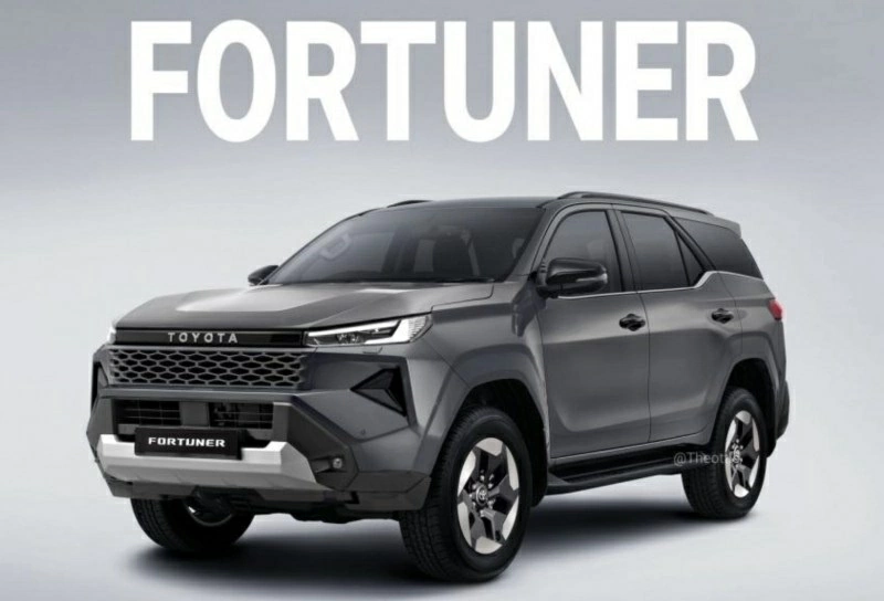Hé lộ diện mạo Toyota Fortuner thế hệ mới qua bản phác họa