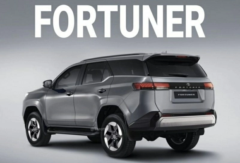 Hé lộ diện mạo Toyota Fortuner thế hệ mới qua bản phác họa