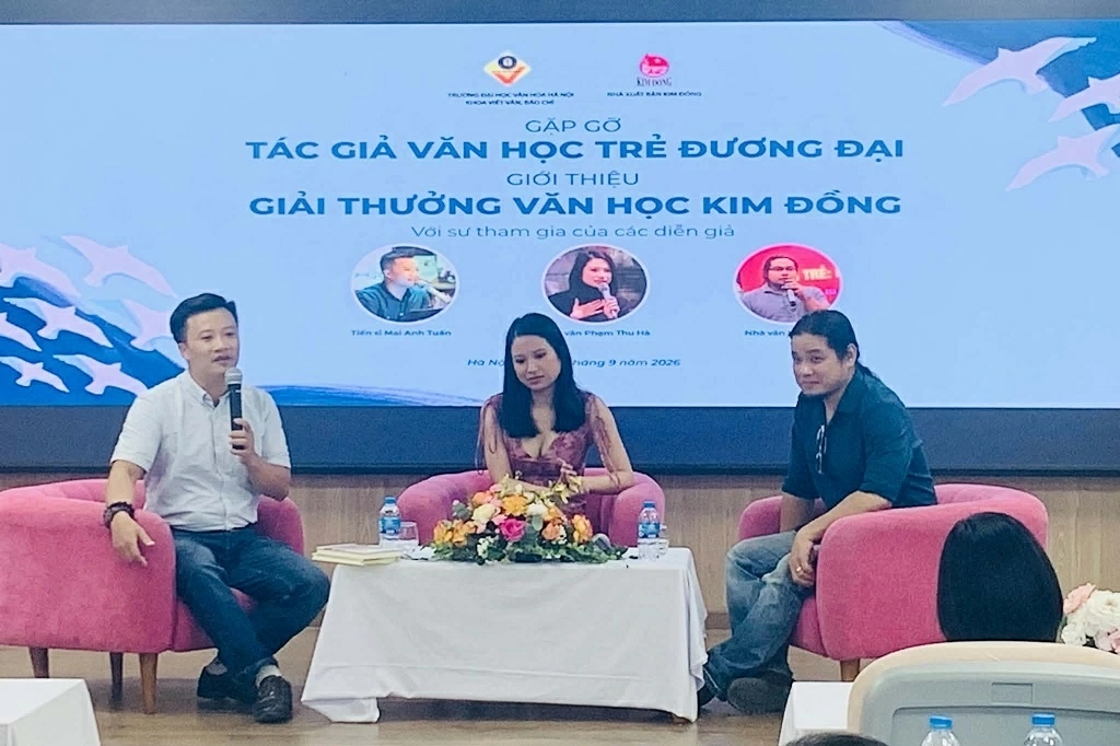 Cuộc gặp gỡ giữa các tác giả trẻ đương đại và sinh viên viết văn, báo chí