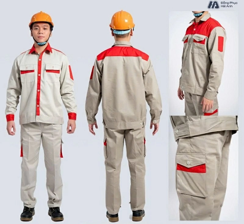 Khi chọn may đồng phục bảo hộ lao động, doanh nghiệp nên chú trọng đến khả năng phối màu linh hoạt theo bộ nhận diện thương hiệu. Khi chọn may đồng phục bảo hộ lao động, doanh nghiệp nên chú trọng đến khả năng phối màu linh hoạt theo bộ nhận diện thương hiệu.
