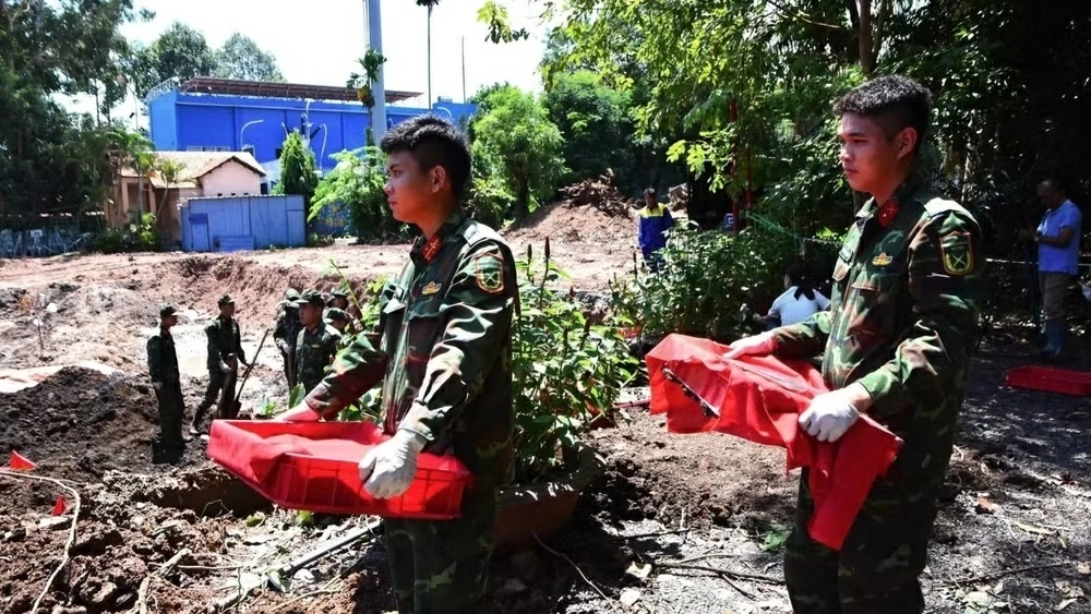 Mở rộng tìm kiếm tại khu B, TP. Hồ Chí Minh quy tập thành công 682 hài cốt liệt sĩ tại Công viên Lê Thị Riêng
