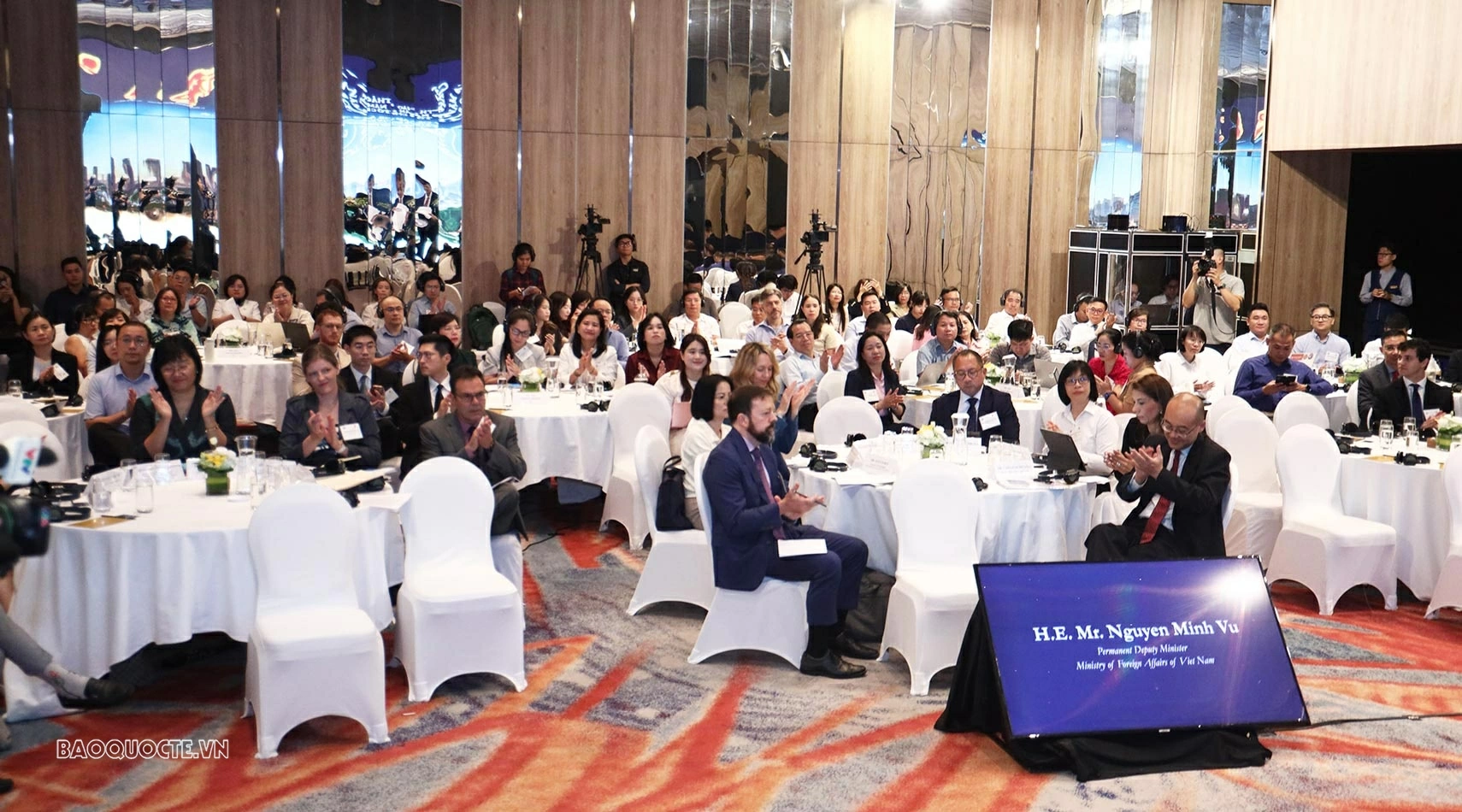 Các đại biểu tham dự Hội thảo. (Ảnh: Thành Long) Các đại biểu tham dự Hội thảo. (Ảnh: Thành Long)