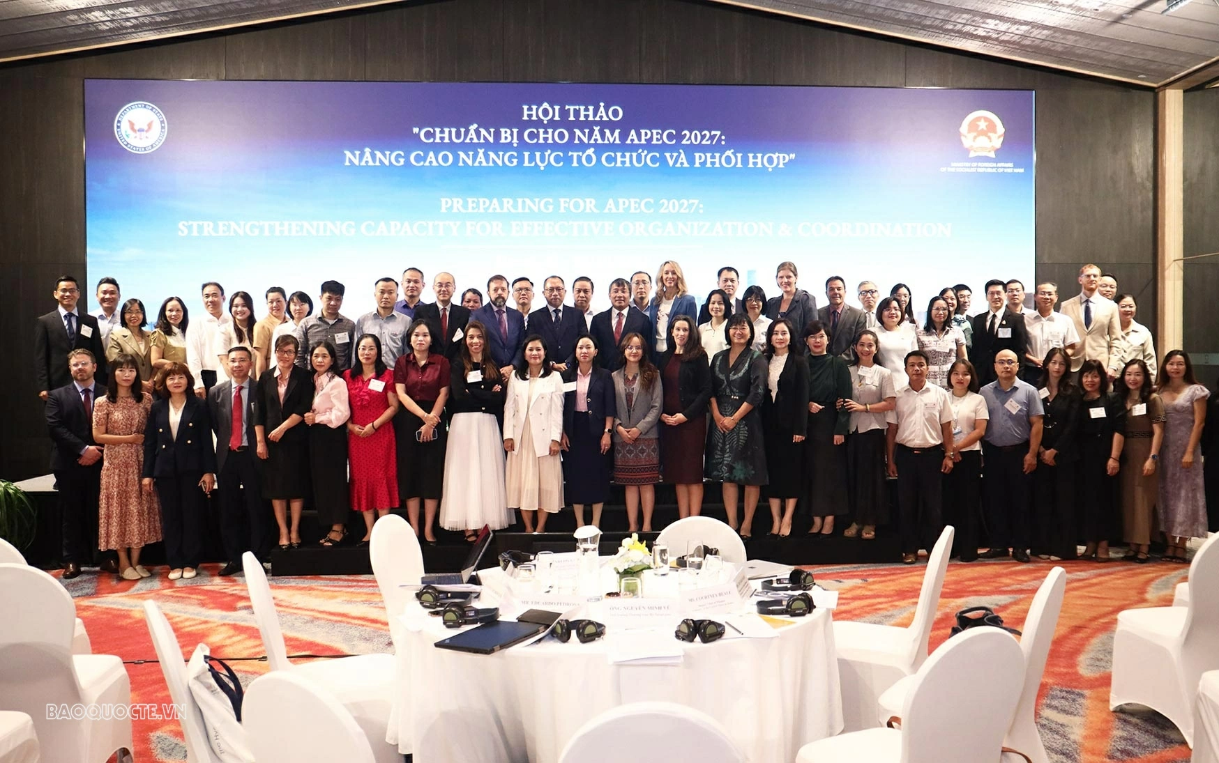 C&aacute;c đại biểu chung ảnh chung. (Ảnh: Th&agrave;nh Long)