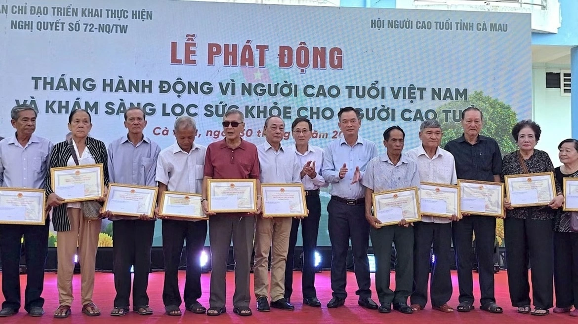 Tỉnh Cà Mau phát động Tháng hành động vì người cao tuổi năm 2026