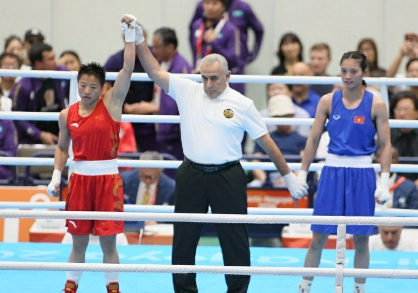 Võ sĩ Nguyễn Thị Tâm giành huy chương Bạc cho boxing Việt Nam tại ASIAD 2026