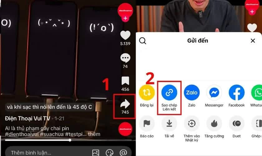 Truy cập ứng dụng hoặc website TikTok.