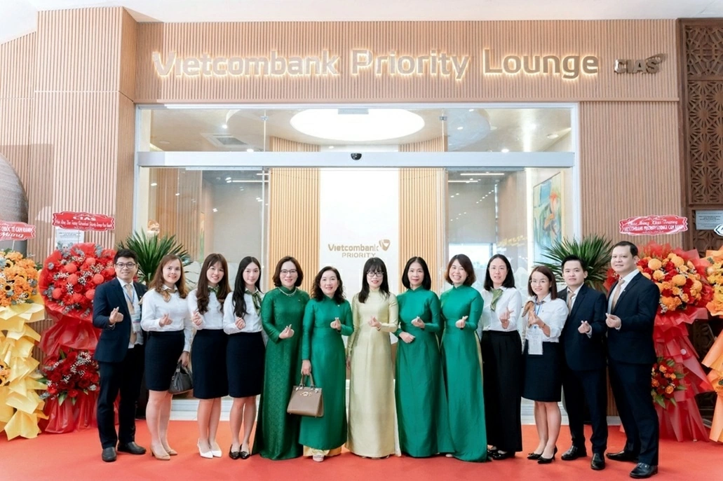 Vietcombank khai trương phòng chờ Vietcombank Priority Lounge tại Cam Ranh từ ngày 30/9/2026.