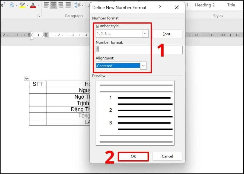 Khi hộp thoại Define New Number Format xuất hiện. Khi hộp thoại Define New Number Format xuất hiện.