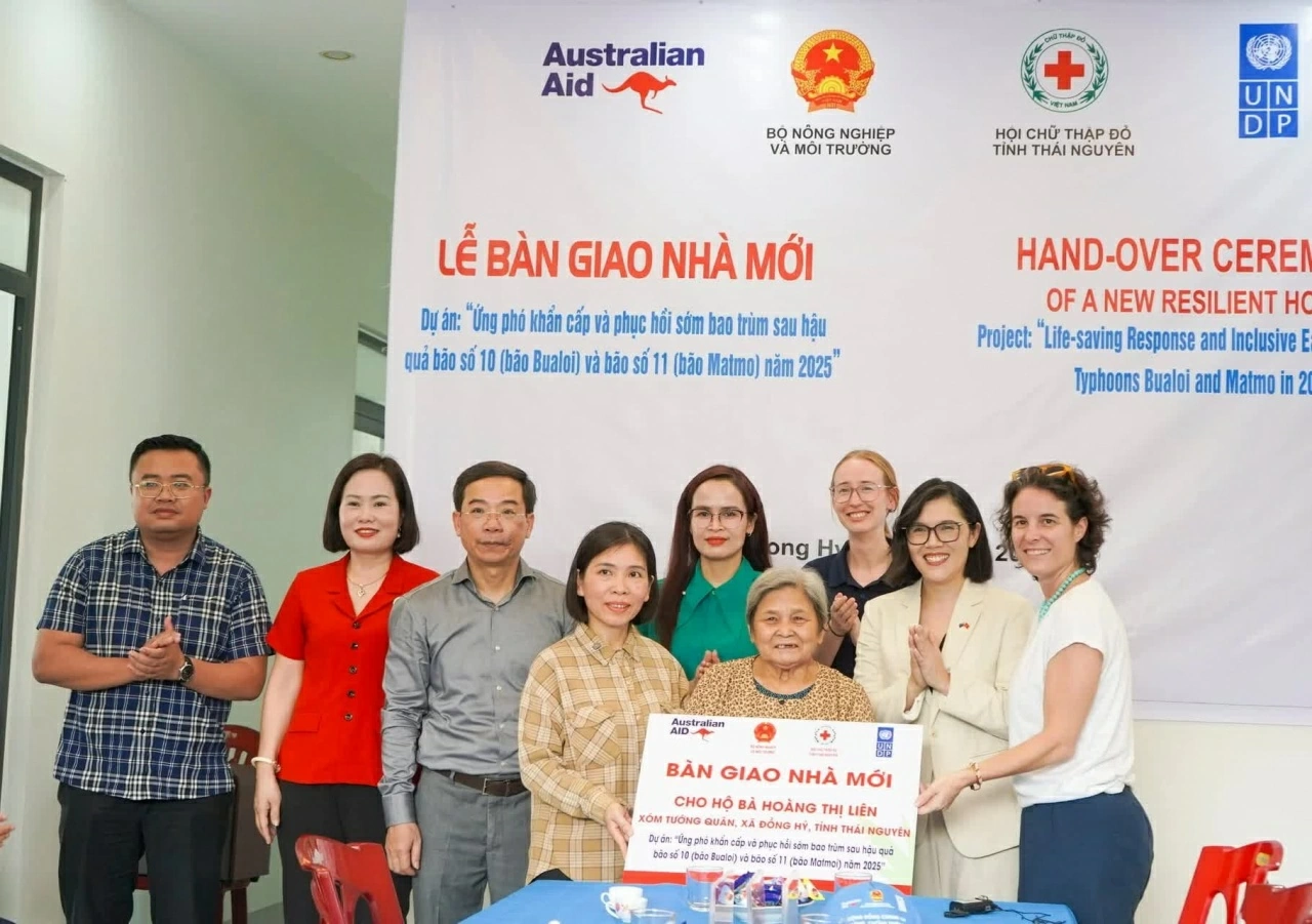 Australia và UNDP hỗ trợ Thái Nguyên khắc phục hậu quả thiên tai
