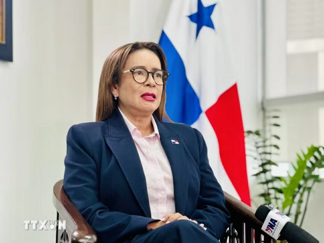 Đại sứ Panama tại Việt Nam Nubiela Ayala Modes. (Ảnh: Việt Đức)