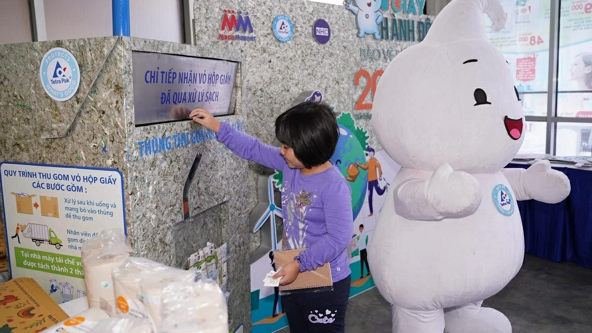 Ra mắt chương trình ‘Chung tay tái chế vỏ hộp giấy’, thúc đẩy tuần hoàn vỏ hộp giấy
