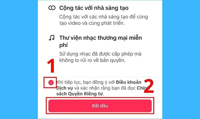 Đánh dấu vào ô Khi tiếp tục. Đánh dấu vào ô Khi tiếp tục.