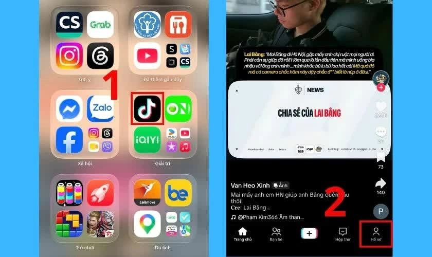 Trước tiên, mở TikTok, đăng nhập vào tài khoản cần đăng ký. Trước tiên, mở TikTok, đăng nhập vào tài khoản cần đăng ký.