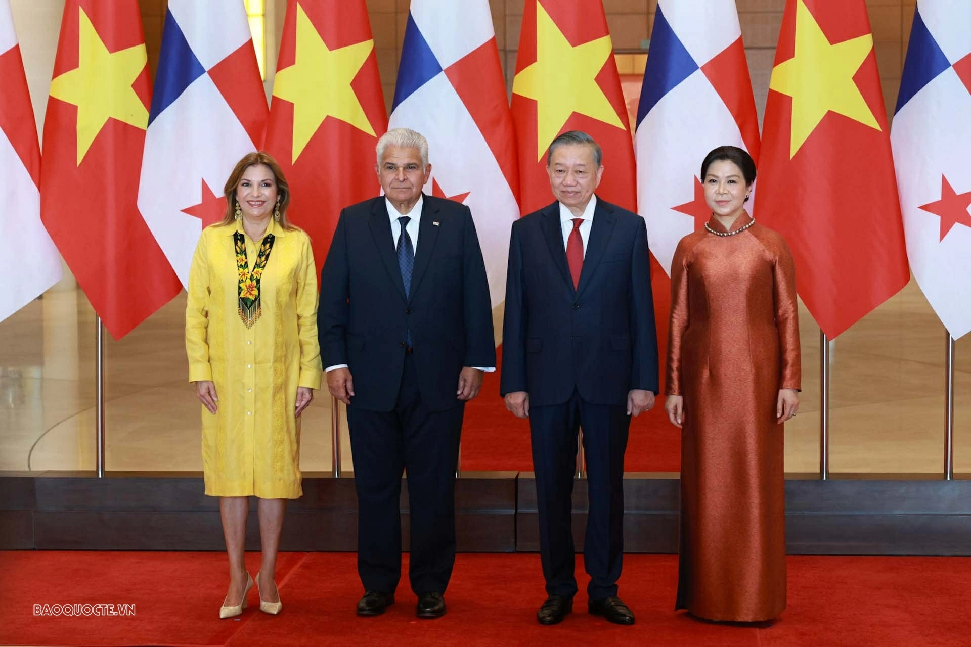 Tổng Bí thư, Chủ tịch nước Tô Lâm và Phu nhân chủ trì lễ đón chính thức Tổng thống Panama và Phu nhân