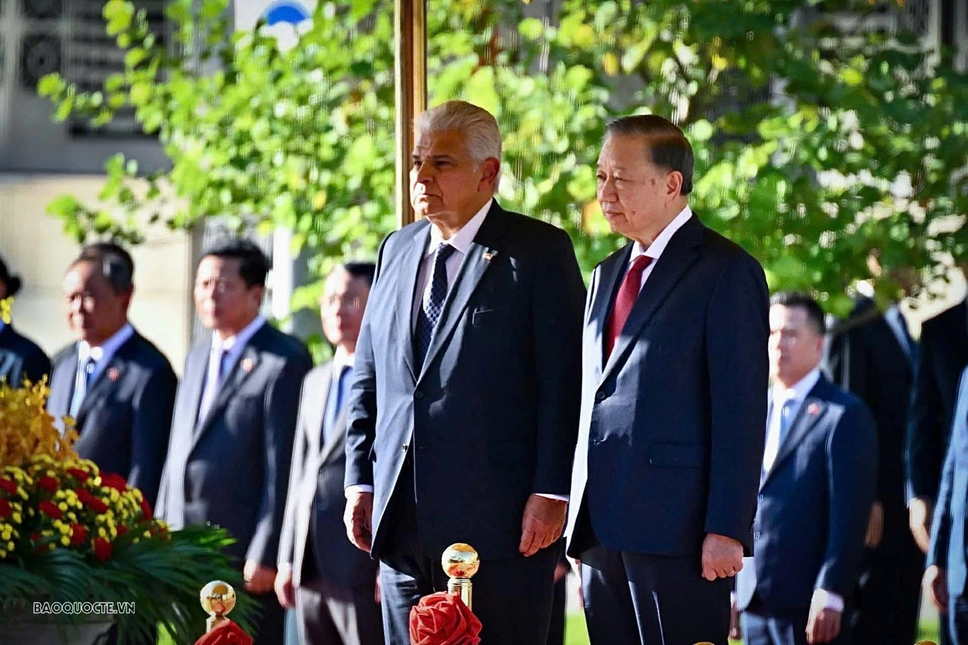 Tổng Bí thư, Chủ tịch nước Tô Lâm và Phu nhân chủ trì lễ đón chính thức Tổng thống Panama và Phu nhân