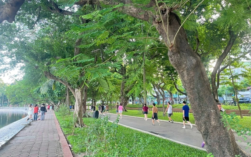 Công viên Thống Nhất là một trong những không gian xanh gắn bó với nhiều thế hệ người dân Thủ đô.